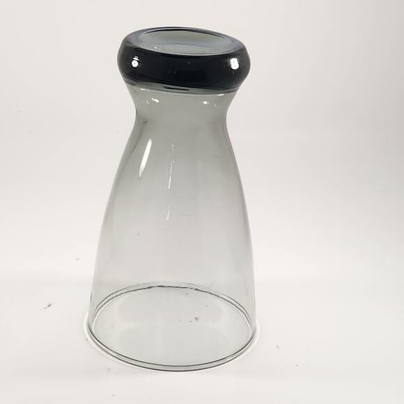 Vintage MCM Libbey Stax Smoky Gray Barware 12 oz Pilsner Beer Glass - Picture 8 of 8